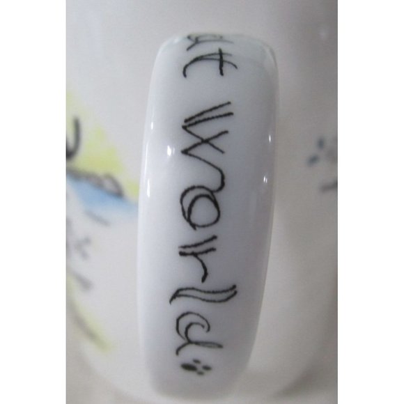 Akemi Takagi Fourteen Cats Cartoon Cat World Small Mug Japan EUC - Picture 15 of 16